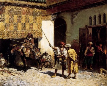 The Arab Gunsmith Arabian Edwin Lord Weeks Oil Paintings